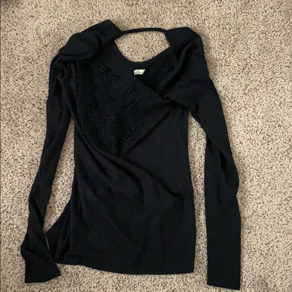 hollister black long sleeve